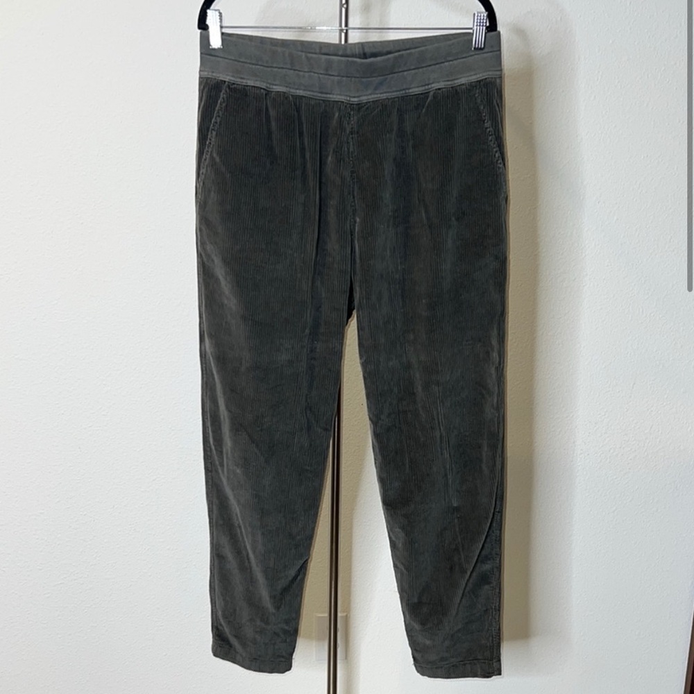 James Perse Drawstring Corduroy Grey Sweat Pants (Size: 4)